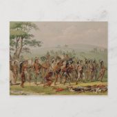 Mandan Archery Contest, c.1832 Briefkaart (Voorkant)