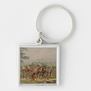 Mandan Archery Contest, c.1832 Sleutelhanger