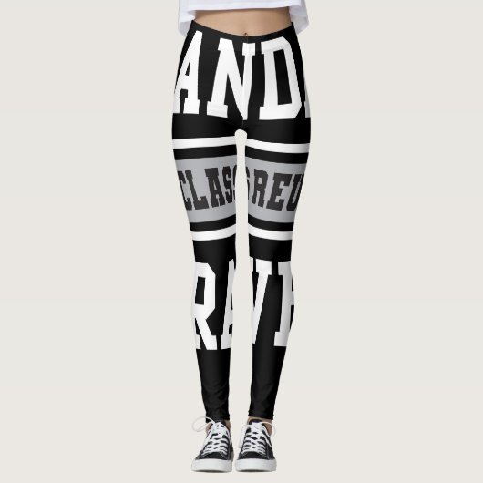 Mandan Braves All Class Reünie Leggings (Voorkant)