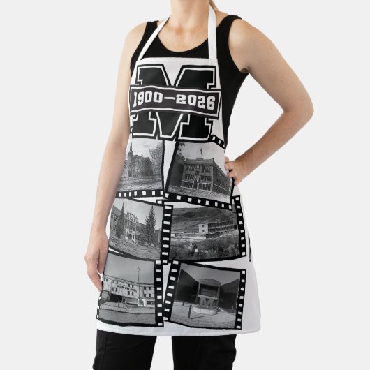 Mandan Braves All Class Reunion Apron Schort (Insitu)