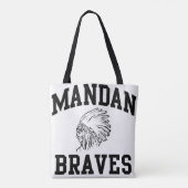 Mandan Braves All Class Reunion Tote Bag (Achterkant)
