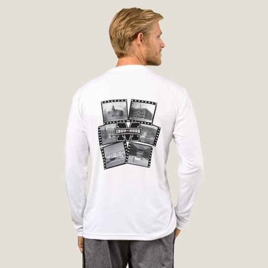 Mandan Braves Long Sleeve T-shirt (Achterkant)