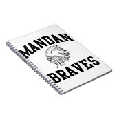 Mandan Braves Notebook Notitieboek (Rechterzijde)