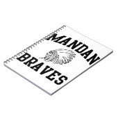 Mandan Braves Notebook Notitieboek (Linkerzijde)