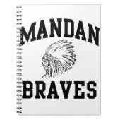 Mandan Braves Notebook Notitieboek (Voorkant)