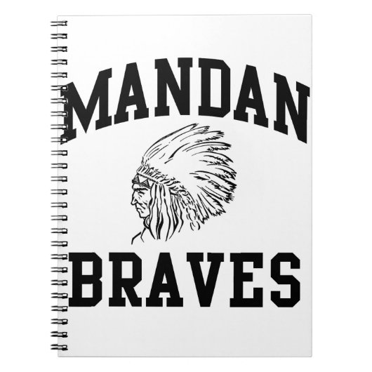 Mandan Braves Notitieboek (Voorkant)