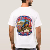 Mandan Braves Onafhankelijkheidsdag T-shirt (Achterkant)