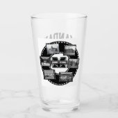 Mandan Braves Pint Glass Glas (Voorkant)