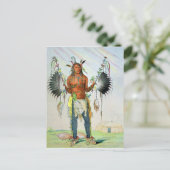 Mandan Medicine Man Briefkaart (Staand voorkant)