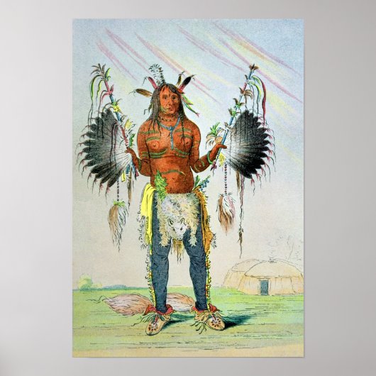 Mandan Medicine Man Poster (Voorkant)