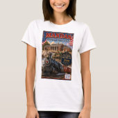 Mandan Railroad Town USA T-shirt (Voorkant)