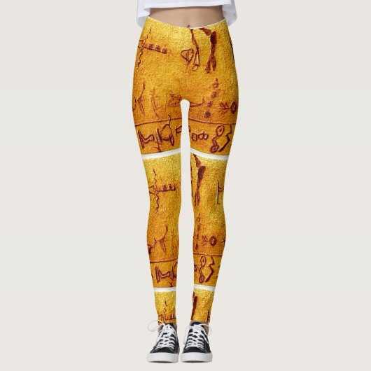  Mandan Turtle Art Leggings (Voorkant)