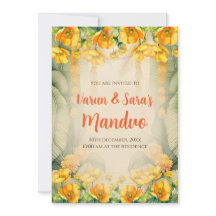 Mandap Mahurat uitnodigingen Mandvo digitale uitno