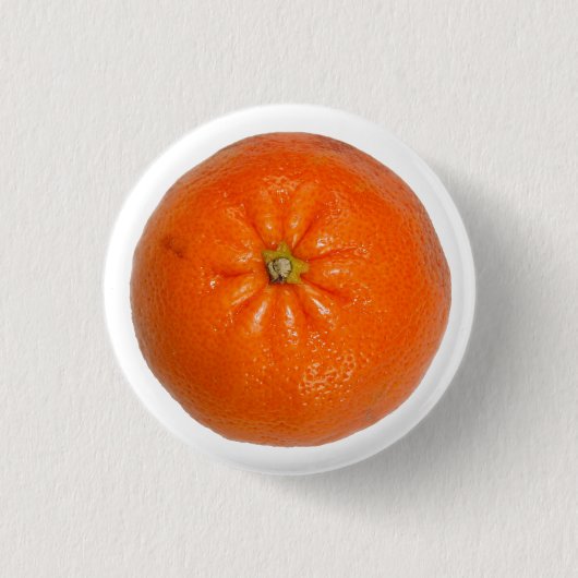 MANDARIJN 2 RONDE BUTTON 3,2 CM (Voorkant)