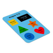 Mandarijn Chinees Engels Tweetalige Vormen Woorden Magneet (Rechterzijde)