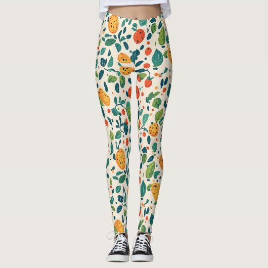 mandarijn leggings (Voorkant)