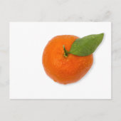 Mandarijn met groen blad briefkaart (Voorkant)