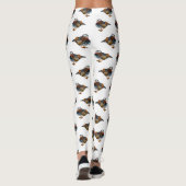 Mandarijn Razernij Leggings (kies kleur) (Achterkant)