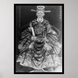 Mandarijn Saigon Vietnam 1910 Poster