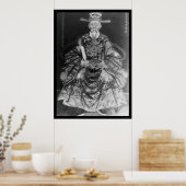 Mandarijn Saigon Vietnam 1910 Poster (Keuken)
