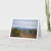 Mandarijn Sinaasappel en Sneeuwgebergte Kaart (Voorkant)