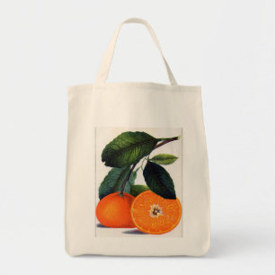 Mandarijn sinaasappel tote bag