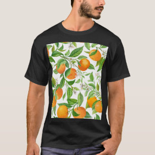 Mandarijn: Tropisch kleurrijk patroon T-shirt