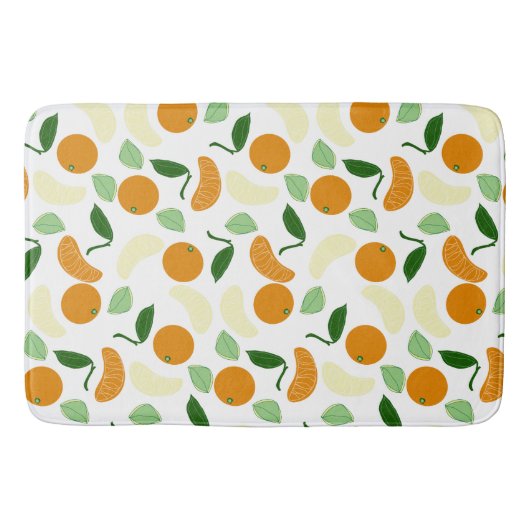 mandarijncitrus badmat (Voorkant)