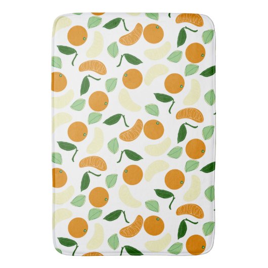 mandarijncitrus badmat (Voorkant Verticaal)