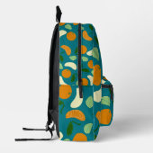 mandarijncitrus bedrukte rugzak (Links)