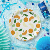 mandarijncitrus papieren bordje (Feest)