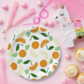 mandarijncitrus papieren bordje (Feest)
