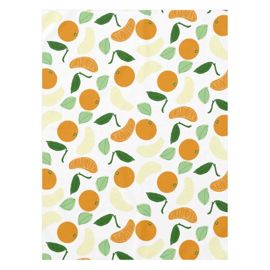 mandarijncitrus tafelkleed (Voorkant)