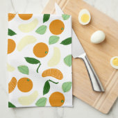 mandarijncitrus theedoek (Quarter Fold)