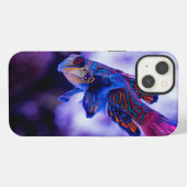 Mandarijne grondelvis iPhone hoesje (Achterkant horizontaal)