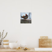 Mandarijneend Foto Poster (Keuken)
