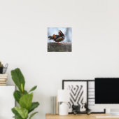 Mandarijneend Foto Poster (Thuiskantoor)