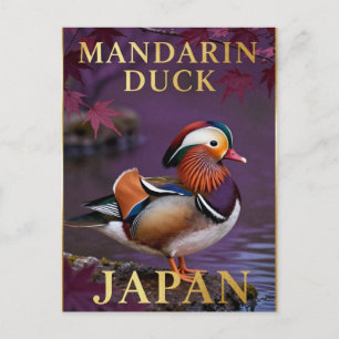 🦆 Mandarijneend Japan Exotische Vogel Briefkaart