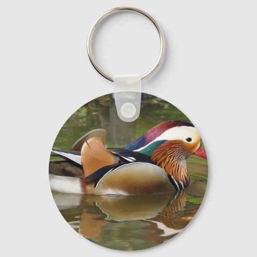 mandarijneend sleutelhanger (Voorkant)