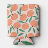 Mandarijnen : repeating fruit texture. blikjeskoeler (Achterkant)