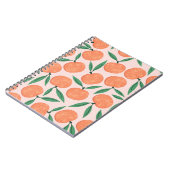 Mandarijnen : repeating fruit texture. notitieboek (Linkerzijde)