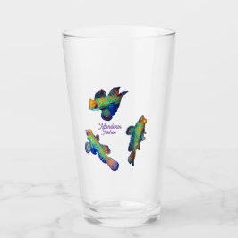 Mandarijnen Vissen Glas