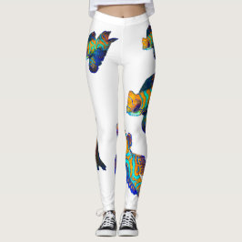 Mandarijnen Vissen Leggings