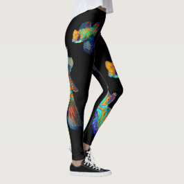 Mandarijnen Vissen Leggings