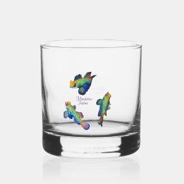 Mandarijnen Vissen Whisky Glas