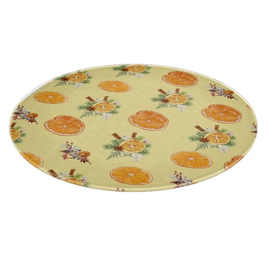 mandarijnenpatroon snijplank (Hoek)