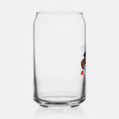 Mandarijnenvis paar  blikvorm glas (Rechts)