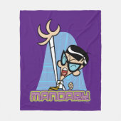 Mandarijnnaam Afbeelding Fleece Deken (Voorkant)