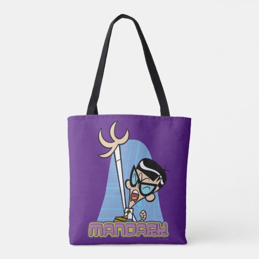 Mandarijnnaam Afbeelding Tote Bag (Achterkant)