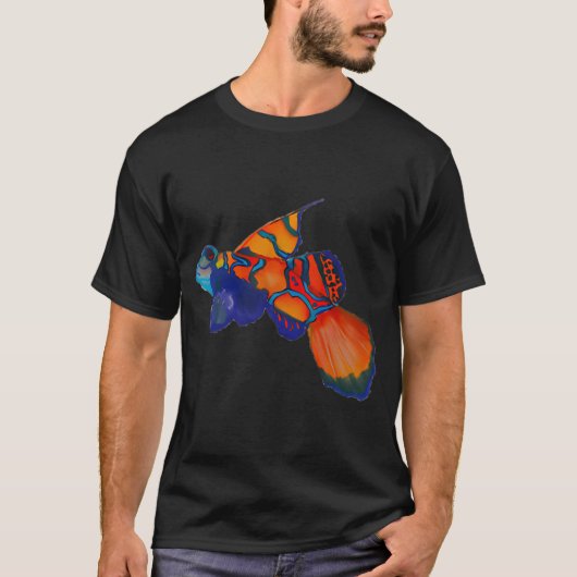 Mandarijnpis (Synchiropus splendidus) T-shirt (Voorkant)